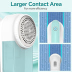 BEAUTURAL Fabric Shaver and Lint Remover, Rechargeable Sweater Defuzzer with 2 Speeds, 1 Replaceable 6-Leaf Blade, Remove Fuzz, Lint Balls, Pills, Bobbles for Clothes and Furniture