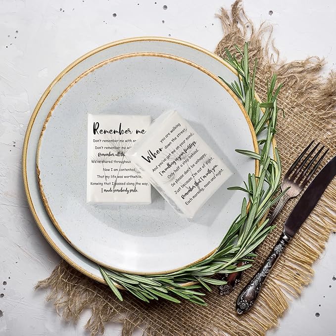 120 Pack Funeral facial tissues 3 Ply Pocket tissues pack Funeral tissues packs for guests Travel size individual tissue pack bulk for Relatives Family Memorial Favors Supplies