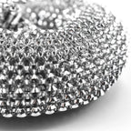 HONGYUTAI 10 Pack Stainless Steel Sponges, Scrubbing Scouring Pad, Steel Wool Scrubber for Kitchens, Bathroom and More