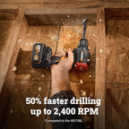 WORX Cordless Drill Driver, 20V 930 in·lbs Brushless Power Drill Driver, Powerful and Faster Drilling and Driving, Compact 6.3" length, 20V 4.0 Ah Battery and Charger Included, PowerShare