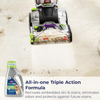 Bissell PET PRO OXY Urine Eliminator with Febreze Carpet Deep Clean Solution, with StainProtect Technology, for use in leading upright carpet cleaners, 48oz, Our best formula for pet messes & odors