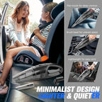 Handheld Vacuum Cordless Rechargeable with LED Light, Car Vacuum Portable Cordless, Hand Vacuum Cleaner Car Seats, Home, Quick Cleanup, Strong Suction, Lightweight, Includes Crevice Nozzle & Brush