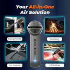Compressed Air Duster 130000RPM 3-in-1 Mini Vacuum, Turbo Jet Blower Pump, Super Power Electric Air Duster Fast Rechargeable, Turbo Jet Dust Blower for Computer Keyboard, Car Cleaning & Outdoor