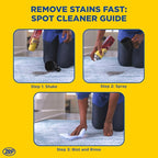 Zep Instant Carpet and Upholstery Spot Remover 19 ounce (Case of 12) ZUSPOT19 - No Scrubbing!