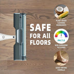 Robot Mop Cleaning Solution,100X Concentrated Floor Cleaner compatible with All Robot Vacuum and Mop,Plant-Based, Pet-Safe Formula for Hardwood,Tile, Laminate,Vinyl,16.9 Fl Oz(Pack of 4)