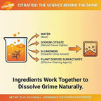 CITRATIDE Grill & Oven Cleaner Spray – Heavy Duty Plant-Based Citrus Degreaser Cleans and Degreases BBQ Cooking Grates and Racks, Pellet and Electric Smokers– Non-Toxic, USA Made (32 fl oz)