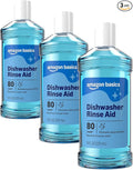 Amazon Basics Dishwasher Rinse Aid, 8 Fl Oz, Pack of 3