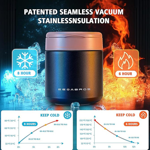 15.2oz Kids Thermo for Hot Food – Vacuum Insulated Food Jar with 316 Stainless Steel Interior, Leakproof Wide Mouth Soup Thermos for School Lunch (Pink)