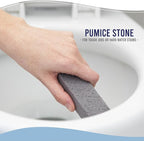 Don Aslett's Complete Toilet Cleaning Set | Includes 32 oz Toilet Cleaner, Convenient Cleaning Caddy, Johnny Mop Toilet Brush, and Pumice Stone for Tough Stains