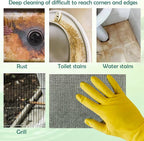 30Pcs Cleaning Screens for Toilets Cleaner Hard Water 5.5 x 4 Inch Flexible Scrubbing Pads for Household Cleaning Scouring Mesh Pad for Remove Grills Carbon Rust Scale(30)