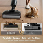 DREAME H12 Pro Gen2 Vacuum Mop, 0 Tangle Wet Dry Vacuum Cleaner, Cordless Vacuum Mop All-in-One for Hard Floors, 180° Lie-Flat Floor Cleaner Machine with 194°F Hot Self-Cleaning, 50Mins Runtime