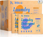 BellaLuce Laundry Detergent Sheets 1 Home Size (240 Loads, Fresh Linen) & 2 Travel Size (32 Loads, Fresh Linen & Dreamy Sway) | Portable for College, Dorm, Hotel, Family