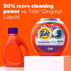 Tide Power Pods with Febreze Laundry Detergent Pacs, 63 Count, Spring & Renewal Scent, All-Day Freshness