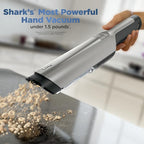 Shark WANDVAC Power PET Cordless Hand Vac, Ultra-Lightweight & Portable with Powerful Suction & Boost Mode, NEW FurFins Tool & Duster Crevice Tool, Designed for Car & Pet Homes, White, WV410WH