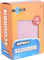 Superio Nylon Cleaning Pad, Dish Scrubbers, Multi Surface Scratch- Free Scour Sponge for Stainless Steel, Copper cookware, China, Dishes and plasticware (6)