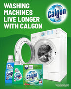 Calgon Hygiene Plus Washing Machine Cleaner & Limescale Remover, Water Softener Tablets, Unscented, 65 Tablets, Pack of 1