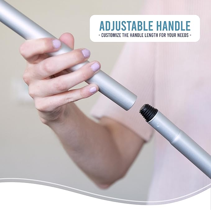 Don Aslett's Ultimate Cleaning Set | Includes 3 Cleaning Cloths, 15" Machine Washable Microfiber Mop Pad, Hard Bristle Brush, Scrubbing Pad, Grout Brush, and Collapsible Bucket for Bathroom or Kitchen