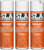 Reefer Galler SLA Cedar Scented Moth Repellent Spray, Kills Moths Bed Bugs and Pests on Contact, 15 oz (Pack of 3)