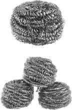 Stainless Steel Sponges Scourer, Steel Wool Scrubber, Scrubbing Scouring Pad for Pots, Pans and Ovens Great for Kitchen, Bathroom, Outdoors by EcoQuality (36)