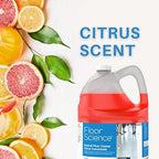 Diversey Floor Science CBD540441 Professional Neutral Floor Cleaner, Deep & Gentle Cleaning with No Residue or Rinse Required, Citrus Scent, Concentrate, 1-Gallon