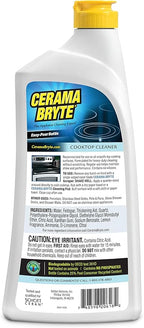 Cerama Bryte Removes Tough Stains Cooktop and Stove Top Cleaner for Glass - Ceramic Surfaces, 1-28 oz