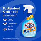 Clorox Plus Tilex Mold and Mildew Remover with Bleach, Spray Bottle, 32 Fluid Ounces, Unscented, Pack of 3