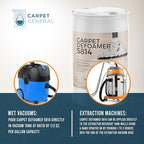 Carpet Defoamer 5814 -Foam Suppressant for Deep Rug Cleaner Machine & Floor Covering Shampooer for a Heavy-Duty Carpet Cleaner Solution, Neutral Non-Corrosive Silicone Emulsion 55 Gallon