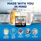 Finish Ultimate Quantum Dishwasher Pods, New & Improved Formula, Dishwasher Detergent Dish Soap, Removes Burnt-On & Dried-On Stain, Degreasing & Scrubbing Power, 47 Count
