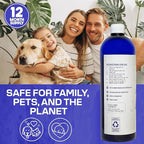 AC Drain Line Cleaner / 12 Month Supply | Safe Chlorine Free Non Toxic Formula with Natural Tea Tree Oil | HVAC Drain Line Solution for Tough Clogs & Buildup