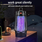 Electric Bug Zapper, 2500V Plug-in Mosquito Trap with Replaceable Sticky Pads & Lamp Tube, 365nm Lighted Hanging Insects Killer Attracting Moths, Gnats, Flies IPX4 for Indoor Outdoor Use