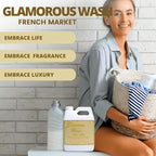 Worldwide Nutrition Bundle Compatible with Tyler Glamorous Wash French Market Scent Fine Laundry Liquid Detergent - Luxury Liquid Laundry Detergent - 907g (32 Fl Oz) Container with Keychain