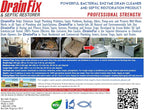DrainFix & Septic Restorer - 5 Gal Professional Strength Formula - Patented Septic Tank Treatment Grease Trap Cleaner, Commercial Residential Hotel & Restaurant - Exxon Valdez Tech - 2 Pack