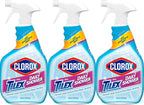 Clorox Plus Tilex Daily Shower Cleaner, 32 Fluid Ounce Spray Bottle, Pack of 3