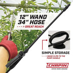 Chapin 20005 Pump Sprayer, 2 Gallon, Lawn and Garden, Hand Pressurized, Anti-Clog Filter, Adjustable Spray Nozzle, Spraying Plants, Watering, Weeds, Fertilizer and Pests, Translucent