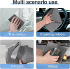 10 Pcs Thickened Magic Cleaning Cloth, Microfiber Streak Free Cleaning Cloths Reuseable Magic Cleaning Wipes for Windows Glass