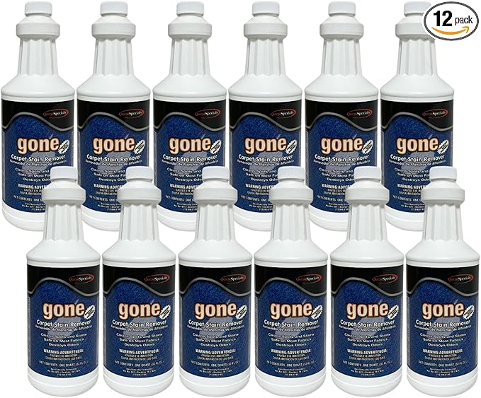 2990 GONE Carpet Stain Remover Quart (Case of 12)