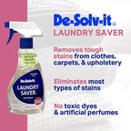 Orange-Sol De-Solv-It Laundry Saver, Instant Laundry Stain Removers, Spray and Wash Stain Remover, Powerful Spray Wash Formula, Hair & Skin-Safe, 12-Ounce