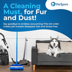 PetLovers Large Lint Roller – 90 Extra Sticky Sheets for Pet Hair Removal, Extra Large Floor and Carpet Roller for Homes with Pets, Perfect for Floors, Furniture, and Loving Pet Owners