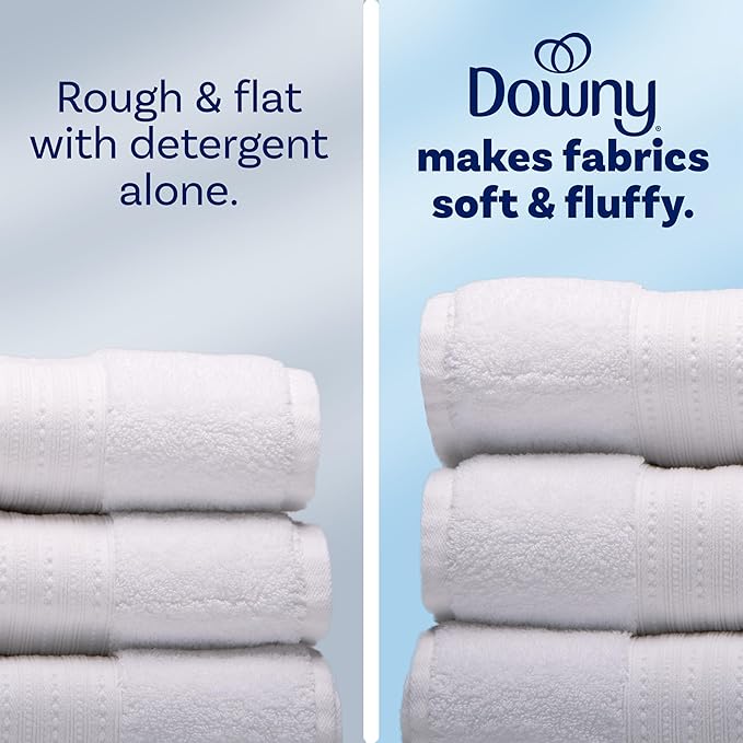 Downy Free & Gentle Liquid Fabric Softener, 44 fl oz, 60 Loads, Hypoallergenic, Sensitive Skin Friendly Fabric Conditioner Liquid