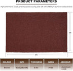 Premium 10 Pack 6" x 9" Brown General Purpose Scuff Pads - Scuffing, Scouring, Sanding, Paint Primer Prep Adhesion Scratch - Surface Preparation Automotive Car Auto Body Woodworking Wood (150 Grit)