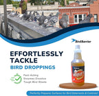 Bird Barrier Product image Dissolve-It Enzyme Cleaner Concentrate |1 Quart Ready to use | Bird Dropping Remover, Pet Urine & Odor Eliminator for Carpets, Hardwood Floors, Drains & Grease Traps