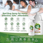 Bed Bug Spray for Getting Rid of Bed Bugs Permanently. Say Bye Bugs - a Non-Toxic, Kills on Contact Treatment That Doesn't Stain & is Odor Free. Simply Shake & Spray. (3X 16oz).