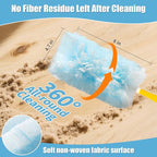 50 Count 360° Heavy Duty Duster Refills Compatible with Swiffer, Larger -Extra Thick Electrostatic Disposable dusters Refill for Electronics, Furniture, Blinds, Ceiling Fans, Unscented