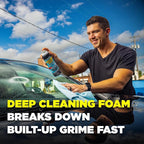 Invisible Glass 99011 Premium Aerosol Glass Cleaner Spray Kit Includes 3 Premium Aerosol Glass Cleaner Spray, 3 Waffle Weave Microfiber Towels for Streak-Free Auto Glass Windows, Windshields & Mirrors