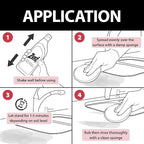 Zud Cream Cleanser (2-Pack) - Ultimate Bathroom Cleaner / Bleach-Free Formula for Shiny Surfaces / Removes Rust, Hard Water Stains, & Grime / Best for Countertops, Bathrooms, Marble, and More (530019)