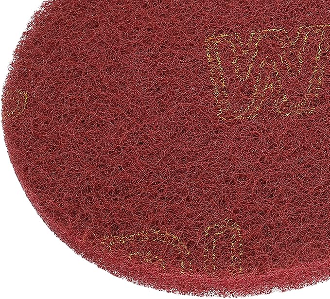 uxcell 5 Inch Scrubber Scouring Pads Drill Scuffing Disc Hoop and Loop Surface Conditioning Disc 14pcs