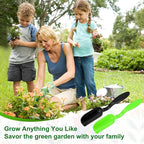 10-Pack Mini Gardening Shovel Spoon, Plastic Garden Soil Scoops for Cultivation Digging Transplanting/Flower Planting/Plant Succulent, Colorful Small Gardening Tools [Black, Green]