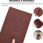 Premium 10 Pack 6" x 9" Brown General Purpose Scuff Pads - Scuffing, Scouring, Sanding, Paint Primer Prep Adhesion Scratch - Surface Preparation Automotive Car Auto Body Woodworking Wood (150 Grit)
