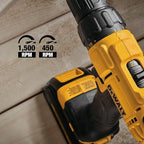 DEWALT 20V MAX Cordless Drill and Impact Driver, Power Tool Combo Kit , Includes 2 Batteries, Charger and Bag (DCK240C2)
