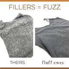 Hustle & Blush Fluff Ewes Wool Dryer Balls 3 Pack - Extra Large Darks Premium Hand Needled New Zealand Laundry Set, Reduces Drying Time, Static Control, Chemical Free Reusable for Essential Oils